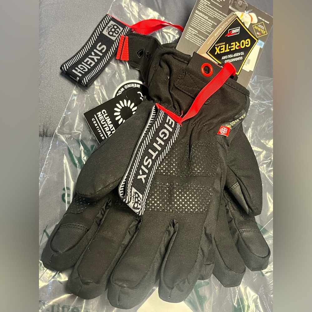GORE-TEX Men's Snowboarding/Ski Gloves with Wrist Wraps